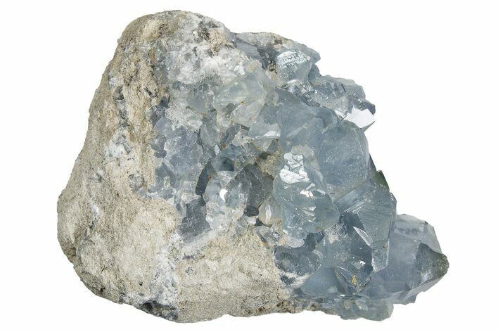 Sparkling Celestine (Celestite) Crystal Cluster - Madagascar #330436